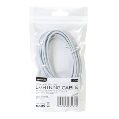 Omega Cable Usb Lightning Apple Iphone5ipad4ipad